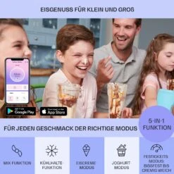 Dolce Bacio Smart Eiscremebereiter Yogurtmaker Kompressor 2 Liter WiFi Touch Edelstahl 12 Dolce Bacio Smart Eiscremebereiter Yogurtmaker Kompressor 2 Liter WiFi Touch Edelstahl -Haushaltsgeräte Store 10040048 de 0003 logo