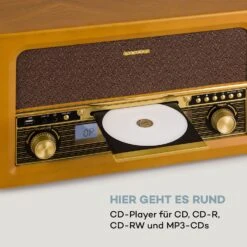 Belle Epoque 1906 Retro-Stereoanlage CD FM USB MP3 REC AUX -Haushaltsgeräte Store 10040054 de 0004 logo
