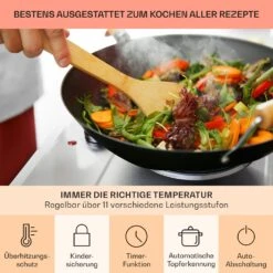 Ramsey Doppel-Kochfeld 2400W 11 Leistungsstufen Glaskeramik 15 Ramsey Doppel-Kochfeld 2400W 11 Leistungsstufen Glaskeramik -Haushaltsgeräte Store 10040070 de 0005 usp