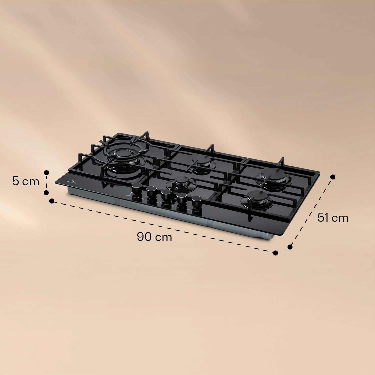 Ignito Chef Edition 5 Zonen Gaskochfeld 5-flammig Sabaf-Brenner Glaskeramik 9 Ignito Chef Edition 5 Zonen Gaskochfeld 5-flammig Sabaf-Brenner Glaskeramik – Bild 7