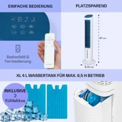 Mistral 5-in-1 Luftkühler Ventilator Ionisator 360 M³/h Fernbedienung 14 Mistral 5-in-1 Luftkühler Ventilator Ionisator 360 M³/h Fernbedienung -Haushaltsgeräte Store 10040150 de 0006 logo