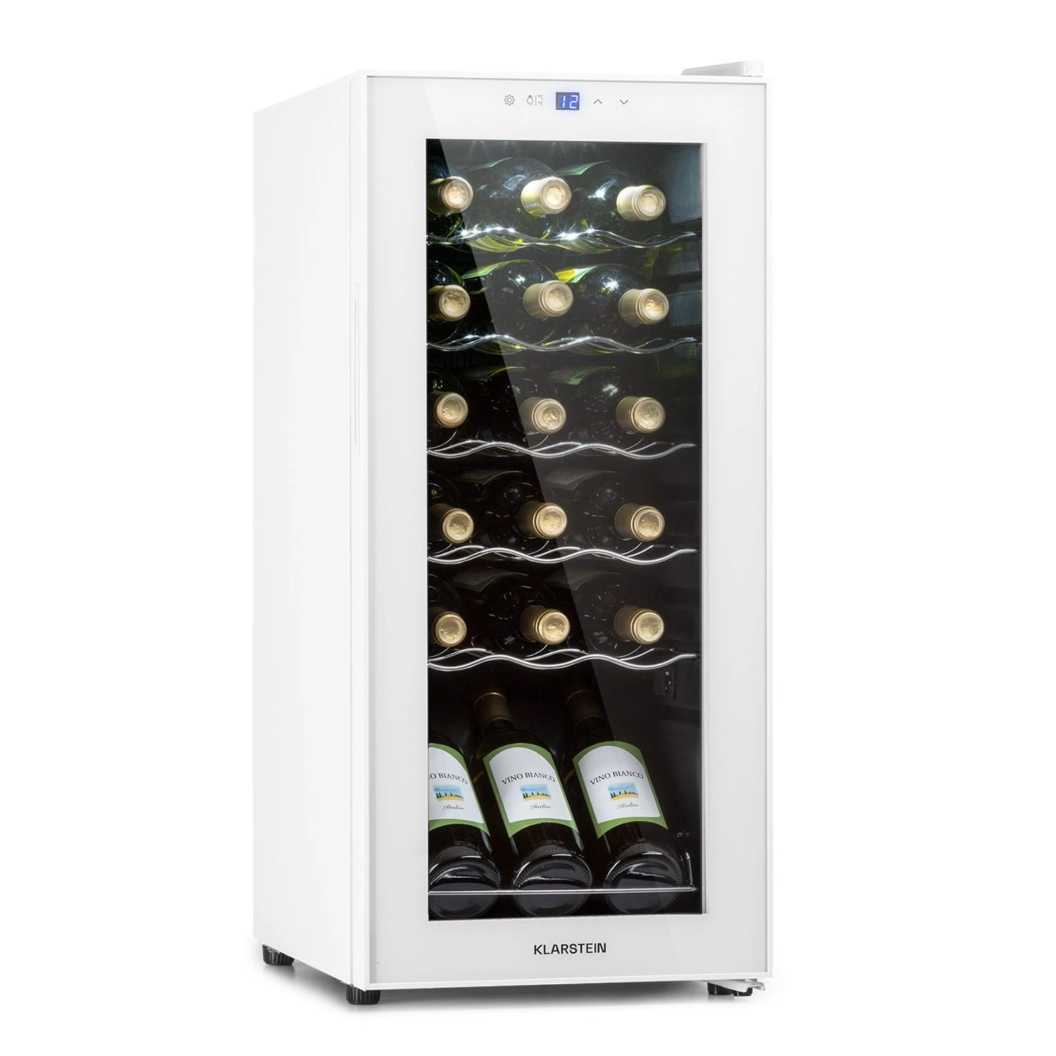 Shiraz 18 Slim Uno Weinkühlschrank 50l 18Fl Touch-Bedienfeld 5-18°C 3 Shiraz 18 Slim Uno Weinkühlschrank 50l 18Fl Touch-Bedienfeld 5-18°C