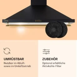 Montblanc 90 Dunstabzugshaube 610m³/h 165W 2x1,5W LED Reling 13 Montblanc 90 Dunstabzugshaube 610m³/h 165W 2x1,5W LED Reling -Haushaltsgeräte Store 10040266 de 0005 logo