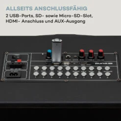 KTV M Karaoke-System 12,1" Touch-Display 2UHF Mic WiFi BT USB SD HDMI -Haushaltsgeräte Store 10040288 de 0006 logo