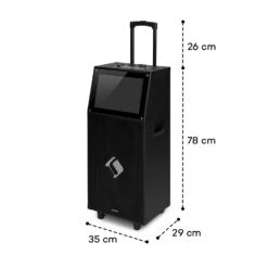 KTV M Karaoke-System 12,1" Touch-Display 2UHF Mic WiFi BT USB SD HDMI -Haushaltsgeräte Store 10040288 yy 0008 dimensions