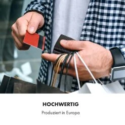 ZNAP Airtag Wallet 8 Karten Münzfach 9x1,5x6 Cm (BxHxT) RFID-Schutz -Haushaltsgeräte Store 10040308 de 0006 logo