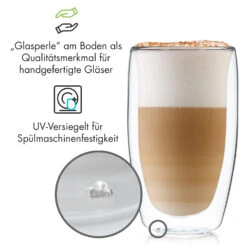 Glaswerk Carajillo Doppelwandige Thermogläser 450 Ml Handgemacht Borosilikatglas 14 Glaswerk Carajillo Doppelwandige Thermogläser 450 Ml Handgemacht Borosilikatglas -Haushaltsgeräte Store 10040320 de 0006 logo