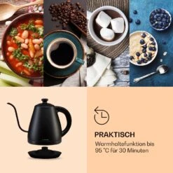 Garcon Wasserkocher 1L 2000W Warmhaltefunktion Schwanenhals Edelstahl -Haushaltsgeräte Store 10040347 de 0006 logo