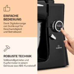 Renata Rossa Küchenmaschine 3-in-1 2000W 2,7PS 5Ltr Edelstahl BPA-frei -Haushaltsgeräte Store 10040500 de 0003 logo