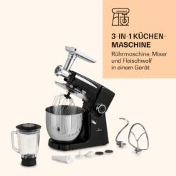 Renata Rossa Küchenmaschine 3-in-1 2000W 2,7PS 5Ltr Edelstahl BPA-frei -Haushaltsgeräte Store 10040500 de 0007 logo