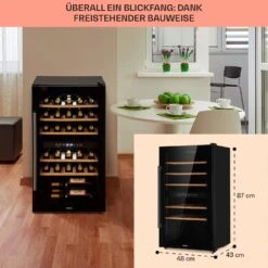 Barossa 29 Duo Weinkühlschrank 29 Fl 80 Ltr 2 Zonen Drucktasten -Haushaltsgeräte Store 10041124 de 0006 usp