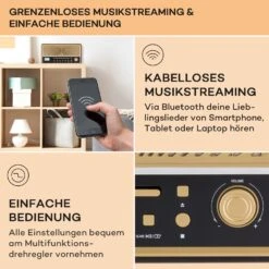 Glastonbury DAB CD-Radio Stereo-Lautsprecher BT DAB/UWK USB Line-In -Haushaltsgeräte Store 10041146 de 0004 usp