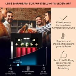 Beersafe 70 Bierzeit Edition Kühlschrank 70 Ltr 3 Böden Glas Edelstahl 12 Beersafe 70 Bierzeit Edition Kühlschrank 70 Ltr 3 Böden Glas Edelstahl -Haushaltsgeräte Store 10041176 de 0003 usp