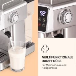 Libeica Espressomaschine 19 Bar Ca. 10 Tassen 1,8 Liter Milchschaum -Haushaltsgeräte Store 10041253 de 0004 logo