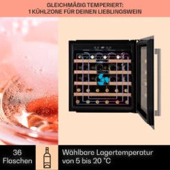Vinsider 36 Built-In Uno Einbau-Weinkühlschrank 36 Flaschen 92 Ltr Edelstahl 12 Vinsider 36 Built-In Uno Einbau-Weinkühlschrank 36 Flaschen 92 Ltr Edelstahl -Haushaltsgeräte Store 10041288 de 0003 usp