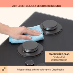 Firetale Gaskochfeld 5-flammig 70 Cm Aluminium-Brenner Inkl. Schlauch Und Druckminderer 17 Firetale Gaskochfeld 5-flammig 70 Cm Aluminium-Brenner Inkl. Schlauch Und Druckminderer -Haushaltsgeräte Store 10041300 de 0007 usp