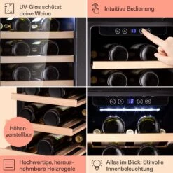 Vinovilla 29 Built-In Weinkühlschrank 81 L / 29 Fl. 1 Zone Glastür Edelstahl 14 Vinovilla 29 Built-In Weinkühlschrank 81 L / 29 Fl. 1 Zone Glastür Edelstahl -Haushaltsgeräte Store 10041309 de 0005 logo