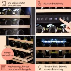 Vinamour 73 Duo Weinkühlschrank 2 Zonen 192 L/73 Flaschen 5-18°C Touch -Haushaltsgeräte Store 10041314 de 0005 logo