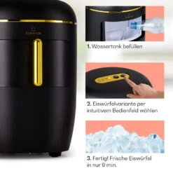 Passau Eiswürfelmaschine 2 Größen 15 Kg/24 H Auto-Clean -Haushaltsgeräte Store 10041343 de 0004 logo