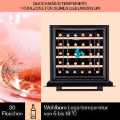 Vinsider 30 Built-In Uno Einbau-Weinkühlschrank 30 Flaschen 77 Ltr Edelstahl 13 Vinsider 30 Built-In Uno Einbau-Weinkühlschrank 30 Flaschen 77 Ltr Edelstahl -Haushaltsgeräte Store 10041357 de 0003 usp