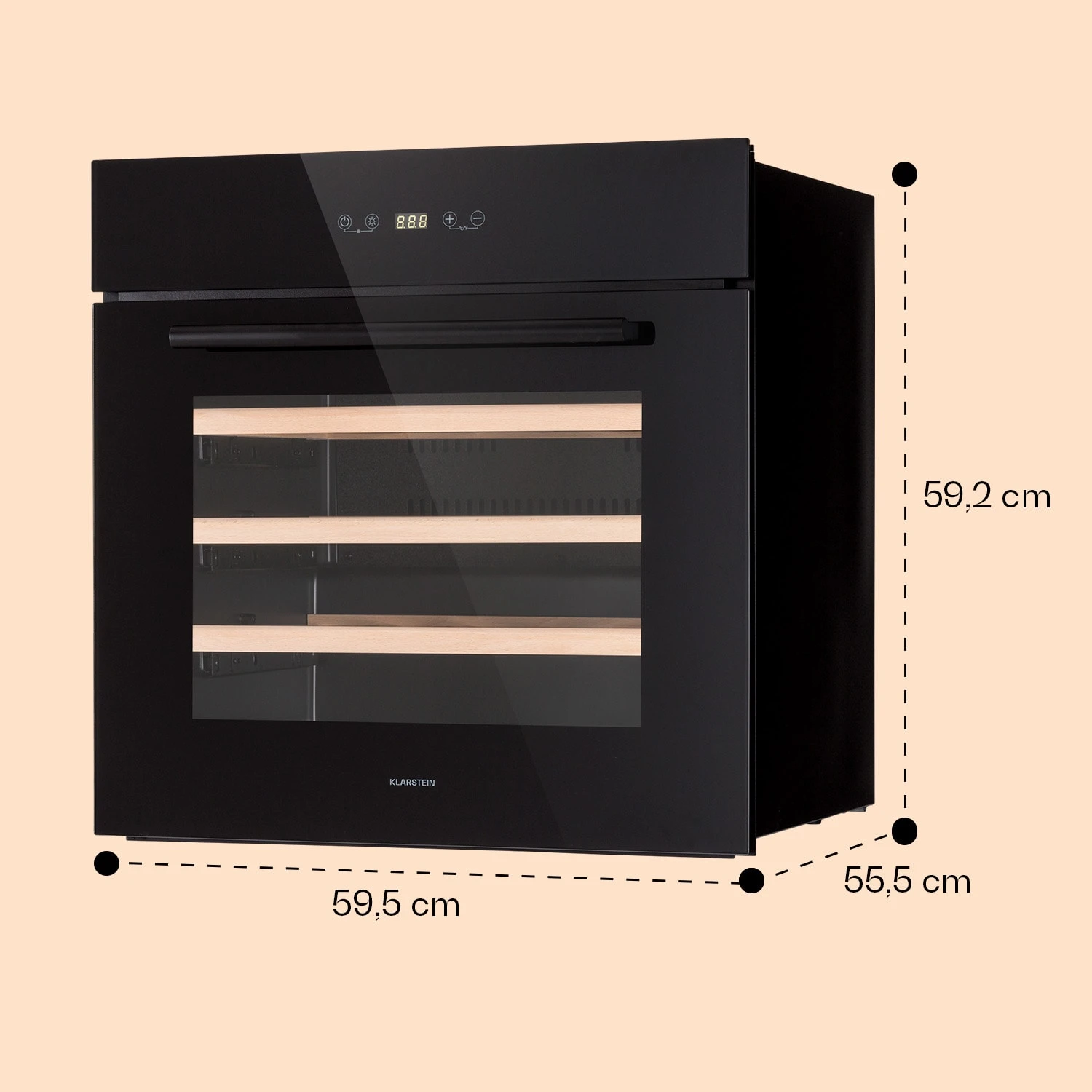 Vinsider 30 Built-In Uno Einbau-Weinkühlschrank 30 Flaschen 77 Ltr Edelstahl 10 Vinsider 30 Built-In Uno Einbau-Weinkühlschrank 30 Flaschen 77 Ltr Edelstahl – Bild 8