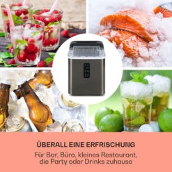Albaron Supreme Eiswürfelmaschine Bullet 12kg/24h 1,5 Ltr Edelstahl -Haushaltsgeräte Store 10041360 de 0003 logo