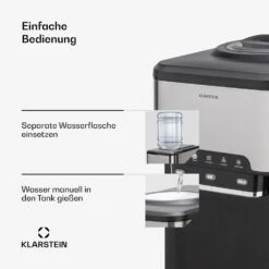 Aqueous Eiswürfelmaschine 3-in-1: Eiswürfel, Wasserspender: Heiß & Kalt 20 Kg/24h -Haushaltsgeräte Store 10041845 de 0003 usp