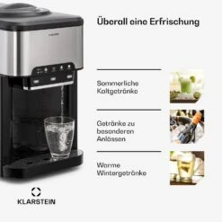 Aqueous Eiswürfelmaschine 3-in-1: Eiswürfel, Wasserspender: Heiß & Kalt 20 Kg/24h -Haushaltsgeräte Store 10041845 de 0005 usp