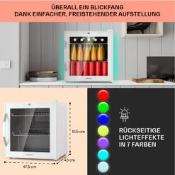 Coachella 50 Weinkühlschrank 47 Liter WiFi-Funktion Hintergrundbeleuchtung Edelstahl -Haushaltsgeräte Store 10045041 de 0006 usp