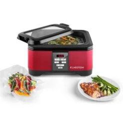 Tastemaker Sous Vide Garer Mit Foodlocker Slim Vakuumierer Und Vakuumierfolien-Rolle Komplett-Set -Haushaltsgeräte Store 60001816 yy 0003 ambient 02 Klarstein Tastemaker Sous Vide Garer