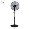 Summerjam Standventilator 2er-Set Standlüfter 50W 3 Stufen Schwarz -Haushaltsgeräte Store 60002057 yy 0001 titel Klarstein Summerjam Standventilator 2erSet schwarz