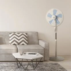 Summerjam Standventilator 2er-Set Standlüfter 50W 3 Stufen Weiß -Haushaltsgeräte Store 60002058 yy 0002 ambient Klarstein Summerjam Standventilator weiss