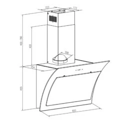 Sabia 60 Dunstabzugshaube 60cm | 600 M³/h | Energieeffizienzklasse A | Inklusive 2 X Aktivkohlefilter 19 Sabia 60 Dunstabzugshaube 60cm | 600 M³/h | Energieeffizienzklasse A | Inklusive 2 X Aktivkohlefilter -Haushaltsgeräte Store 60002216 yy 0008 logo Klarstein Sabia Dunstabzugshaube schwarz