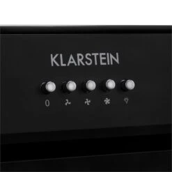 Zola Dunstabzugshaube Umluftset 90cm 635m³/h Aktivkohlefilter Schwarz -Haushaltsgeräte Store 60002282 yy 0007 detail Klarstein Zola 90 Dunstabzugshaube