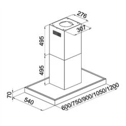 Madonna Dunstabzugshaube Umluftset 90cm 500 M³/h Aktivkohlefilter -Haushaltsgeräte Store 60002298 yy 0007 logo Klarstein Madonna Dunstabzugshaube 90cm reedit