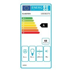 Hotspot Dunstabzugshaube Umluftset 60cm 610 M³/h Aktivkohlefilter -Haushaltsgeräte Store 60002305 energy label