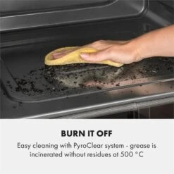 Gusteau Delicatessa Einbau-Ofen-Set Induktion 7000W Schwarz Edelstahl -Haushaltsgeräte Store 60002594 yy 0004 logo Klarstein Gusteau Elektrischer Einbaubackofen schwarz