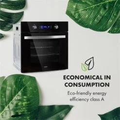 Gusteau Delicatessa Einbau-Ofen-Set Induktion 7000W Schwarz Edelstahl -Haushaltsgeräte Store 60002594 yy 0006 logo Klarstein Gusteau Elektrischer Einbaubackofen schwarz